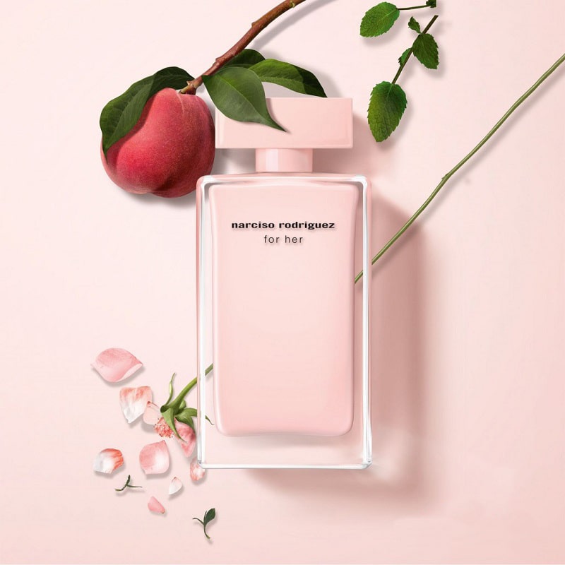 Nước hoa Narciso hồng Rodriguez For Her Eau De Parfum thuộc group hương hoa cỏ, gỗ xạ hương (Fruity Floral)